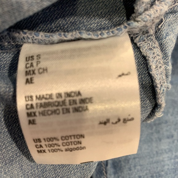 🦋Style and Co. denim dress size small - Picture 7 of 9
